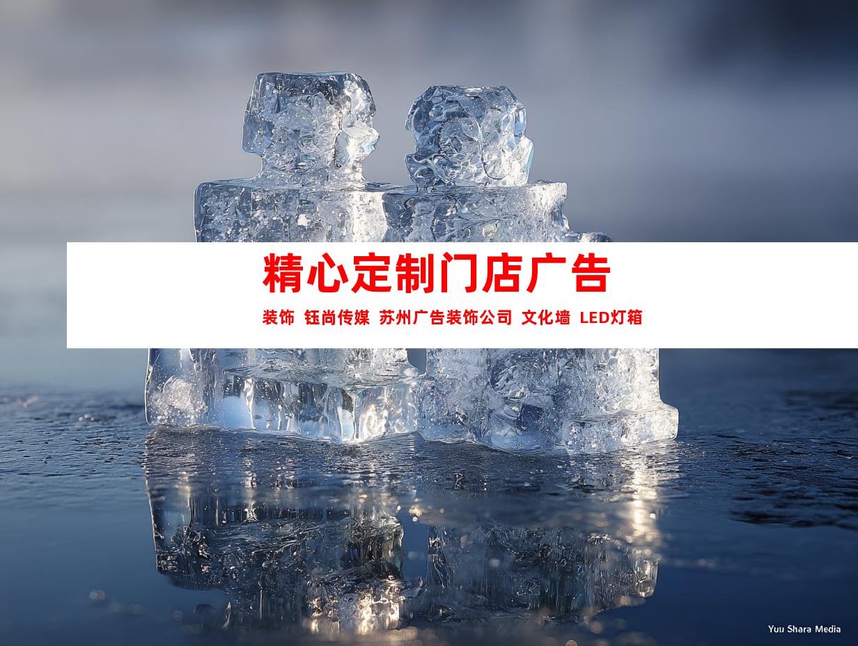 苏州精心定制门店广告装饰  钰尚传媒  苏州广告装饰公司  文化墙  LED灯箱  展厅装修9928